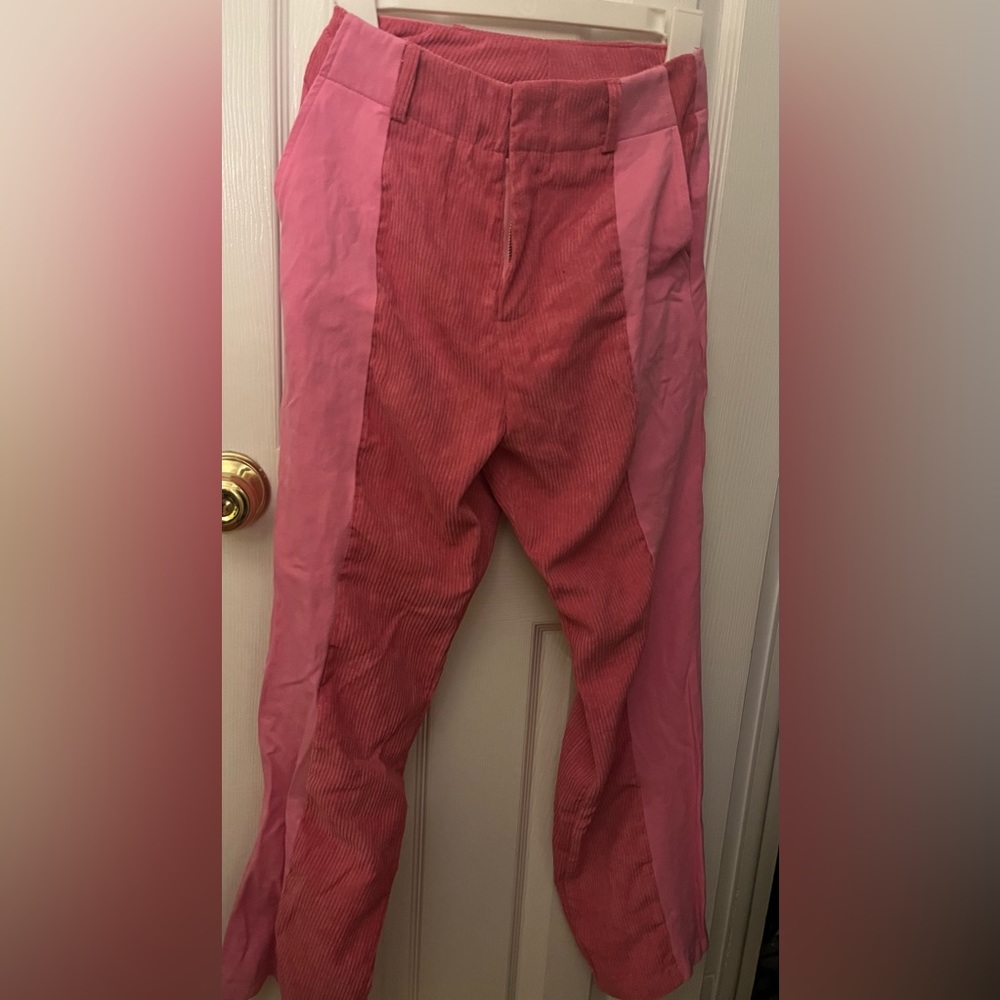 Pink Straight Jeans